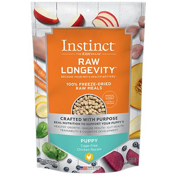 Instinct Instinct Longevity Freeze Dried Raw Meals Puppy Chicken Dog 9.5oz