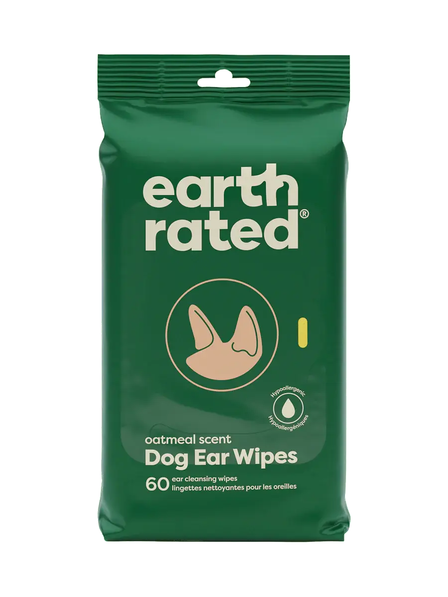 Earth Rated Ear Wipes Oatmeal Scent (60ct)