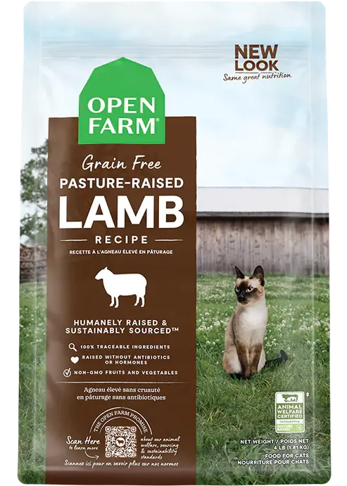 Open Farm Pasture-Raised Lamb Dry Cat Food 2lb