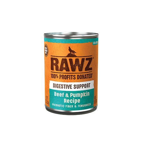 Rawz Natural PetFood Digestive Support Beef & Pumpkin 12.5oz