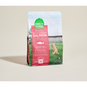 Open Farm Wild-Caught Salmon - Dry Cat Food 8lbs