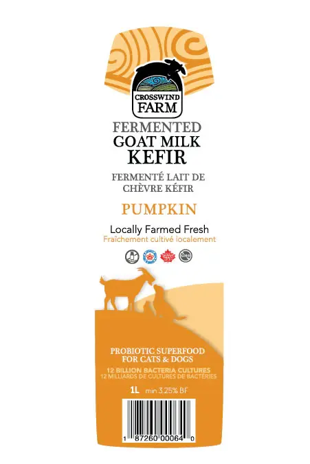 Crosswind Farm Frozen Fermented Goat Milk Kefir Pumpkin 1L