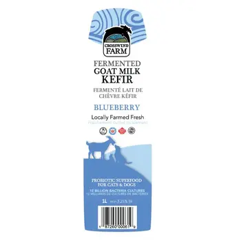 Crosswind Farm Frozen Fermented Goat Milk Kefir Blueberry 1L