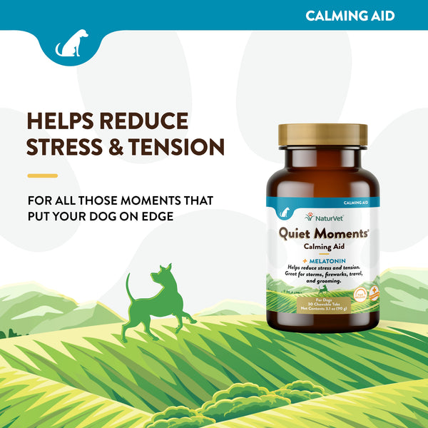 NaturVet Quiet Moments Calming Aid Tablets (30 ct)