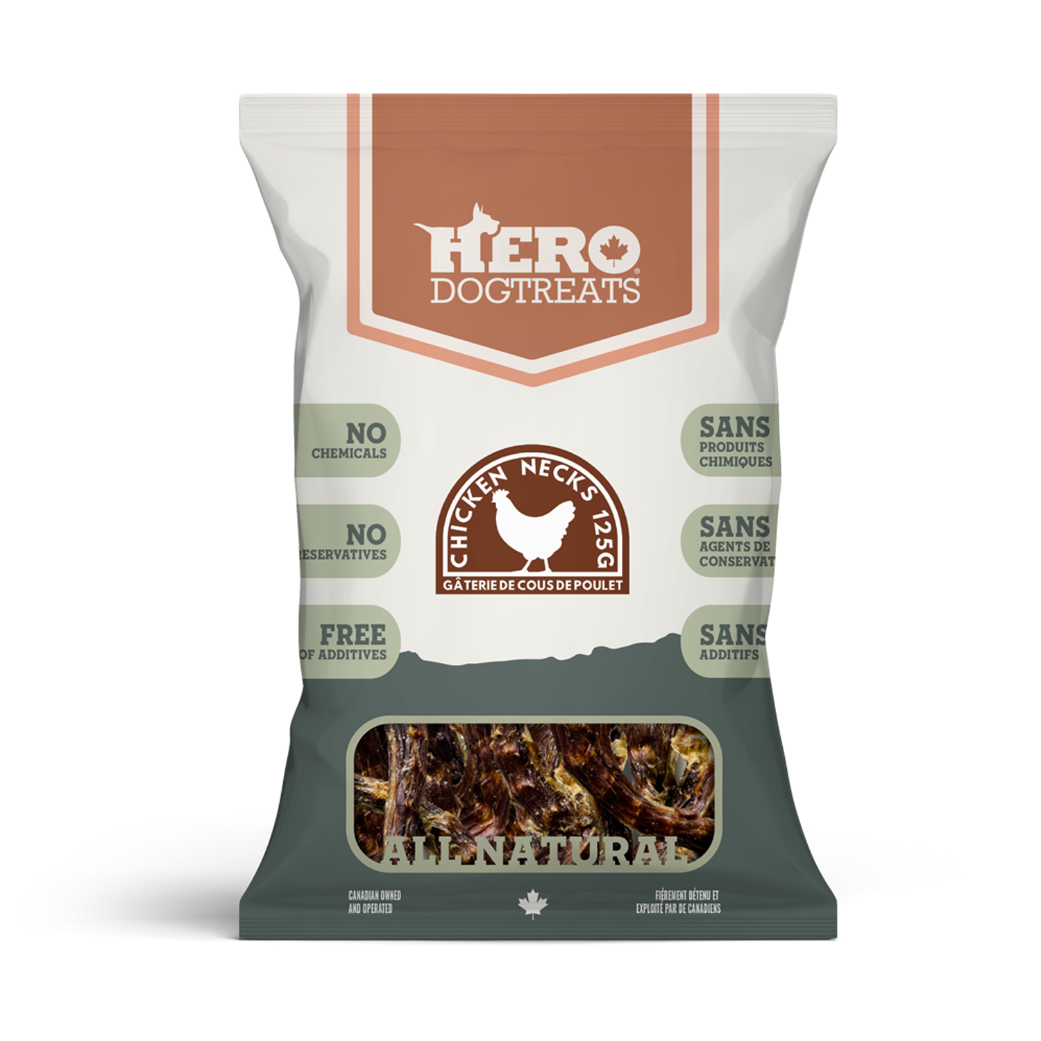 HeroDogTreats Hero Dog Treats Chicken Necks 125g