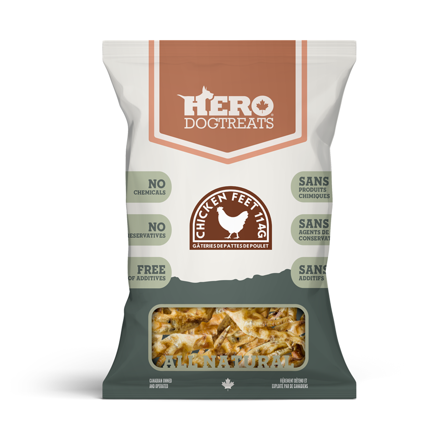 HeroDogTreats Hero Dog Treats Chicken Feet 114g