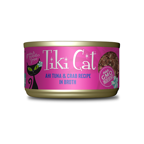 Tiki Cat Ahi Tuna & Crab Recipe in Broth 2.8 oz