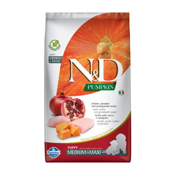 Farmina Farmina N&D Pumpkin Grain Free Puppy Chicken & Pomegranate Medium/maxi 26.4 Lb