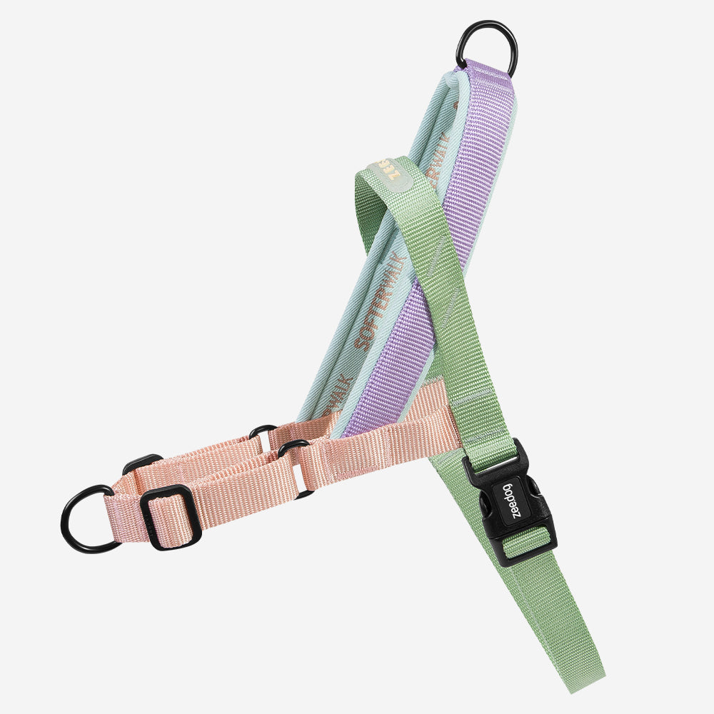 Zee Dog Harness Softer-Walk Peach
