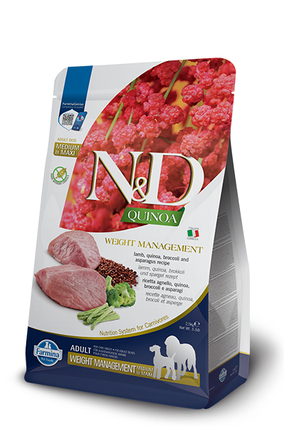 Farmina N&D Quinoa Grain Free Dog Wight Management Lamb