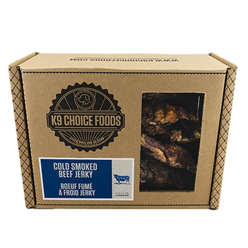 K9 Choice Cold Smoked Jerky Frozen Dog Treat 2 lb