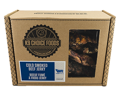 K9 Choice Cold Smoked Jerky Frozen Dog Treat 2 lb