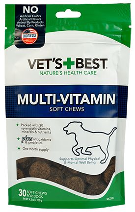 Vet's Best Vets Best Multi Vitamins Soft Chews Dog 30pc
