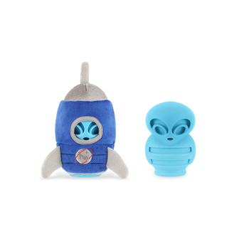 PLAY AlienBuddy - Starblaster- 2 in 1 Toy - Plush & Rubber