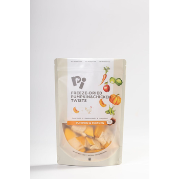 PI Pet Food Freeze-Dried Pumpkin & Chicken Twists - 42g