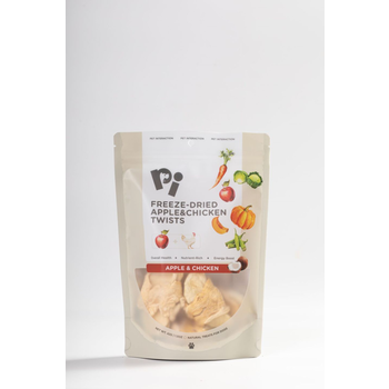 PI Pet Food Freeze-Dried Apples & Chicken Twists - 42g