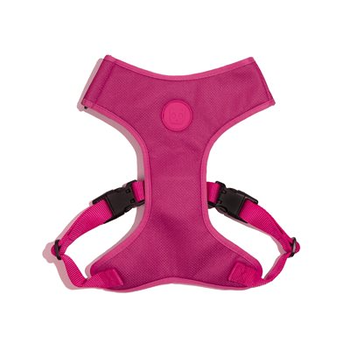 Zee Dog Harness Air Mesh Pink LED