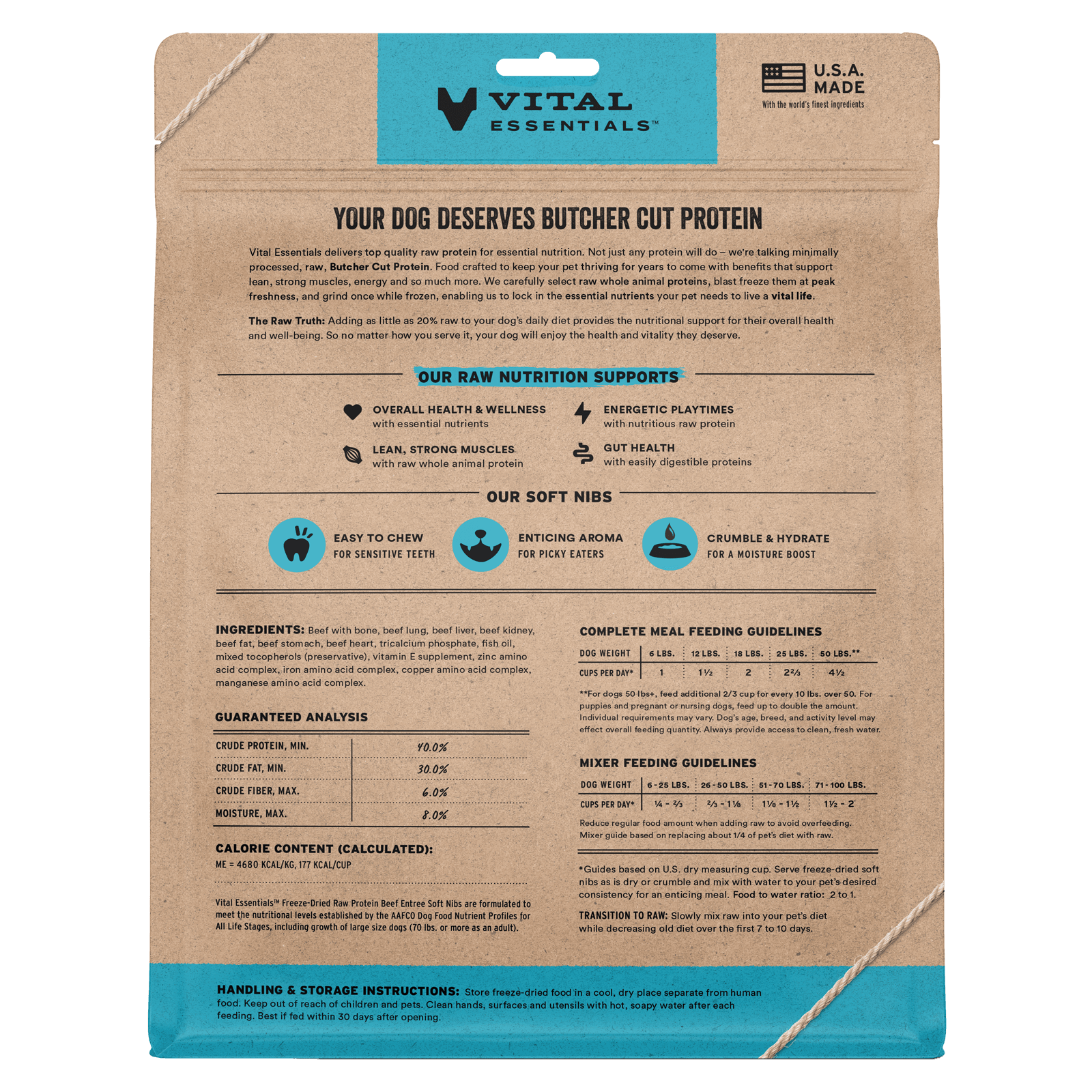 Vital Essentials Meal or Mixer Soft Nibs 14 oz