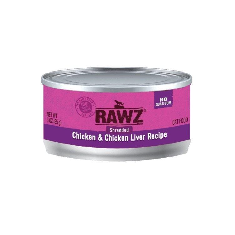 Rawz Natural PetFood Rawz Cat Shredded Chicken & Chicken Liver 3oz