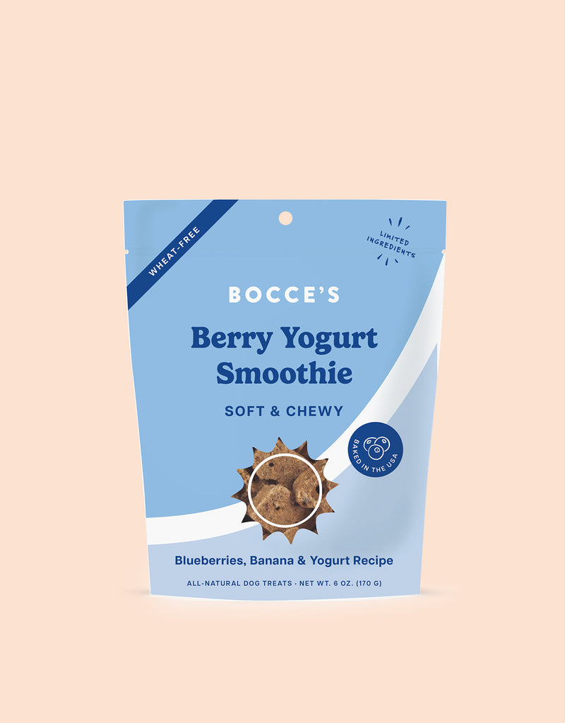 Bocce's Bakery Berry Yogurt Smoothie Soft & Chewy 6 oz