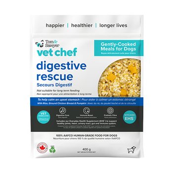 Tom & Sawyer Digestive Rescue Gently-Cooked Frozen Meal for Dogs 14oz