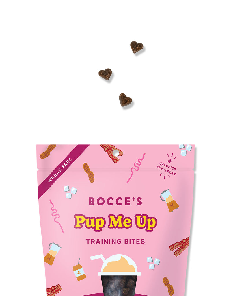 Bocce's Bakery Pup Me Up Peanut Butter & Bacon Recipe Training Treats