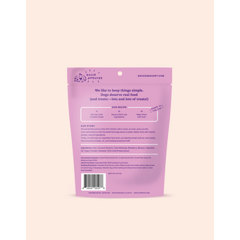 Bocce's Bakery Berry Bliss Blueberries, Banana & Yogurt Recipe Soft & Chewy Treats