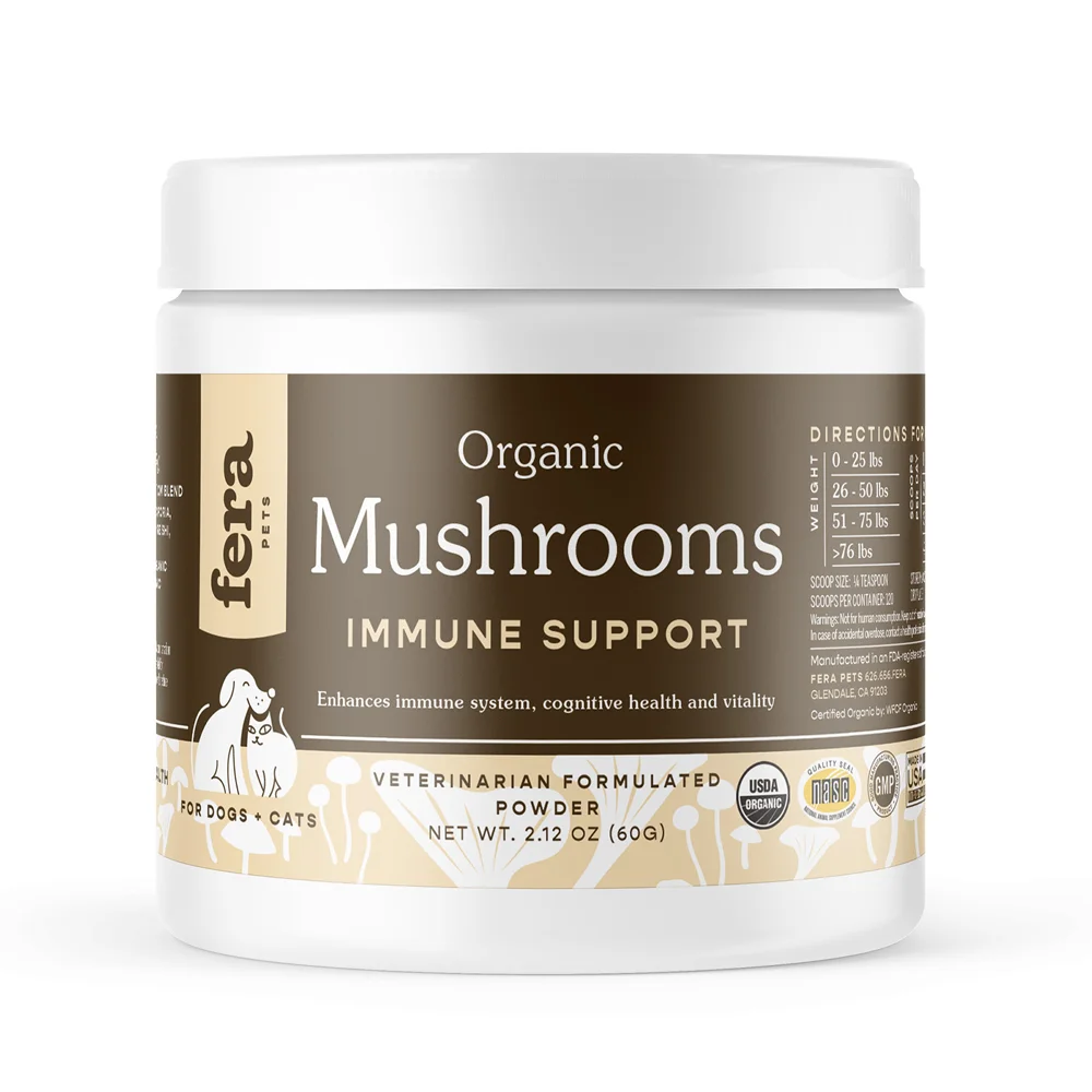 Fera Organic Mushrooms Immune Support (Dogs & Cats) 60g