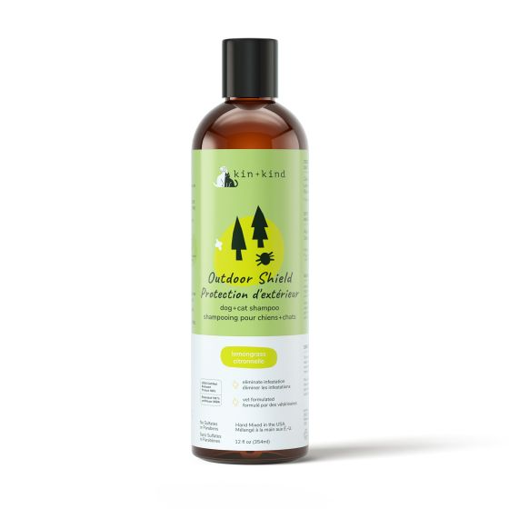 Kin+Kind Outdoor Shield Shampoo - Lemongrass (Cat-Safe) 12oz