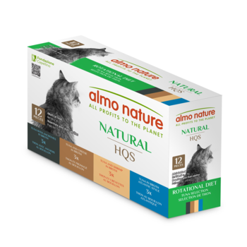 Almo Nature Hqs Natural "rotational Diet" for cats - 12 pieces - 70g