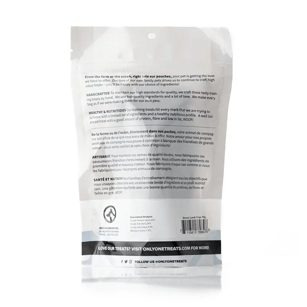 Only One Green Lamb Tripe – 70g