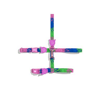 Zee Dog Harness & Leash Zee Town Melted Edition