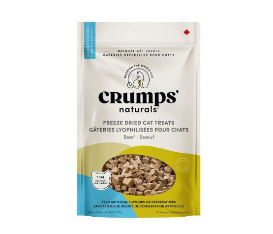 Crumps Naturals Cat Treats, Freeze-Dried Beef 30g