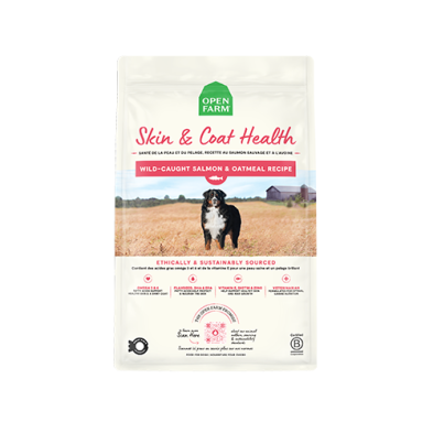 Open Farm Skin & Coat Wild Caught Salmon Dry Dog Food 4lb