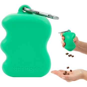 Springer Copy of Squeeze Silicone Dog Treat Dispenser - Black