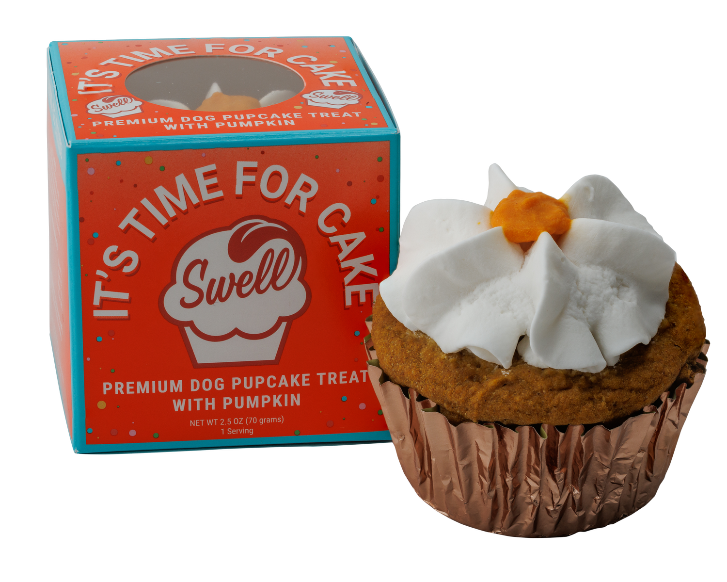 Swell It's time for Cake Pupcake 6 x 2.5oz
