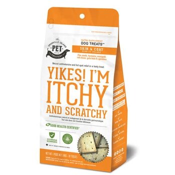 Pet Treatery Skin And Coat Treats Yikes I'M Itchy And Scratchy Dog 240g