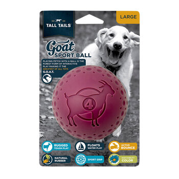 Tall Tails GOAT Ball Large - 4" Purple