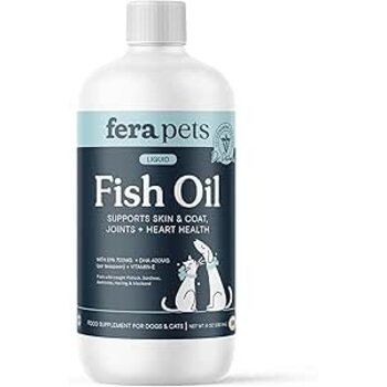 Fera Fish Oil for Small Dogs & Cats, Liquid - 8oz