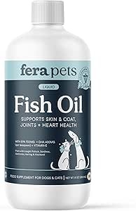 Fera Fish Oil for Small Dogs & Cats, Liquid - 8oz
