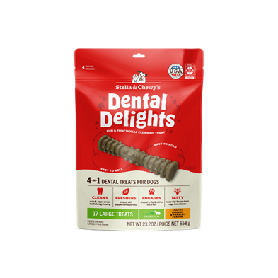 Stella & Chewy's Dental Delights Chicken & Parsley Flavor 4-in-1 Dental Treats