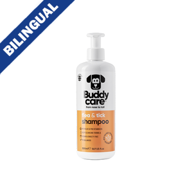 Buddycare Flea & Tick Shampoo for Dogs 16.9 fl oz