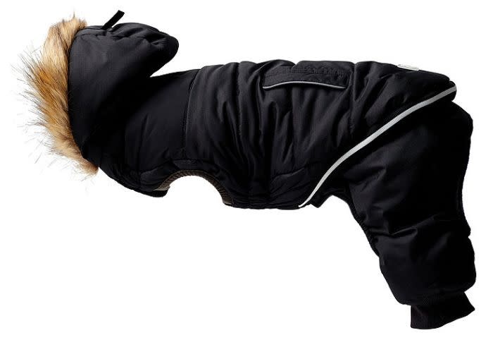 GF Pet Copy of Creekside Snowsuit Black Xsmall