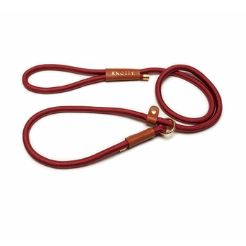 Knotty Pets Training Leash Wine 5ft