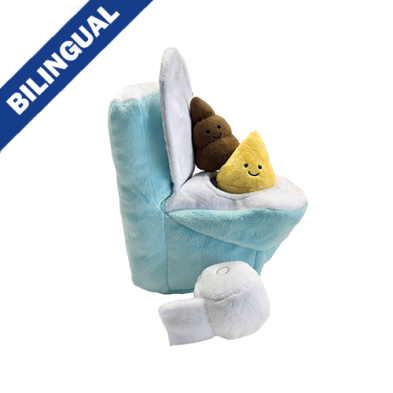 Fou Fou foufouBRANDS‚Ñ¢ Hide 'n Seek Toilet Dog Toy