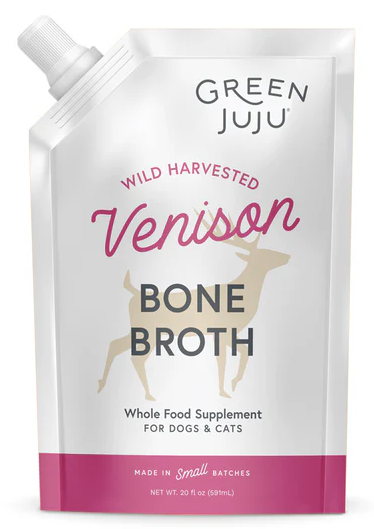 Green Juju Green Juju Venison Bone Broth Dog/Cat 591 ml