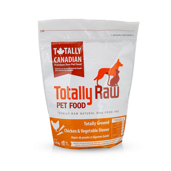 Totally Raw Pet Food Ground Chicken & Vegetable Patty 4.70lb