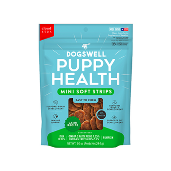 Dogswell Mini Soft Strips Lamb Puppy Treats 10oz