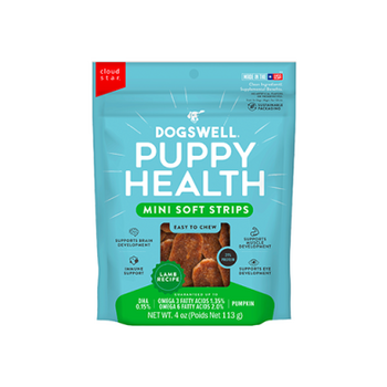 Dogswell Mini Soft Strips Lamb Puppy Treats 4oz