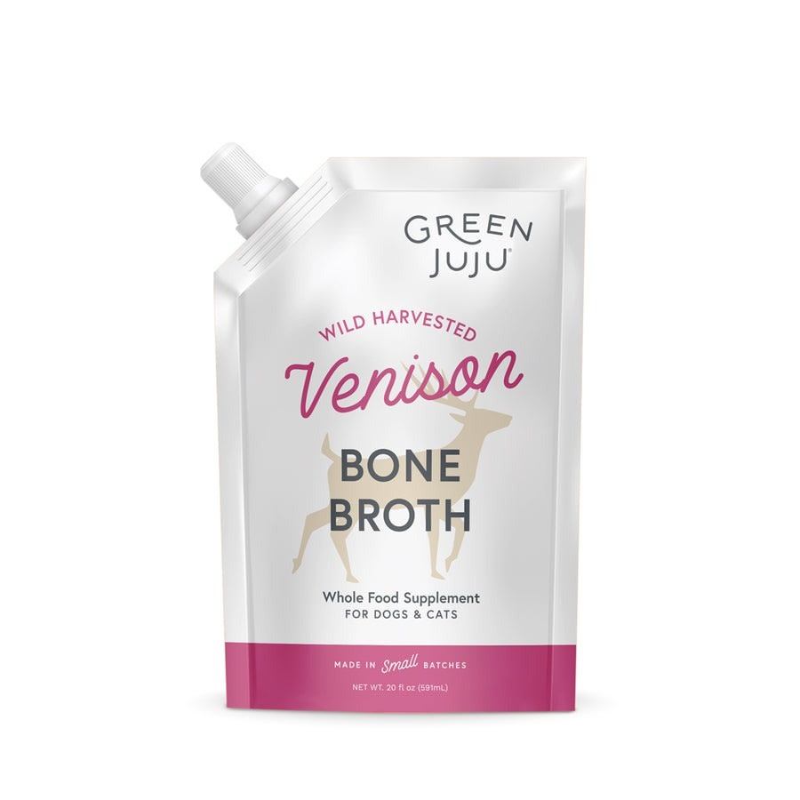 Green Juju Green Juju Venison Bone Broth Dog/Cat 591 ml